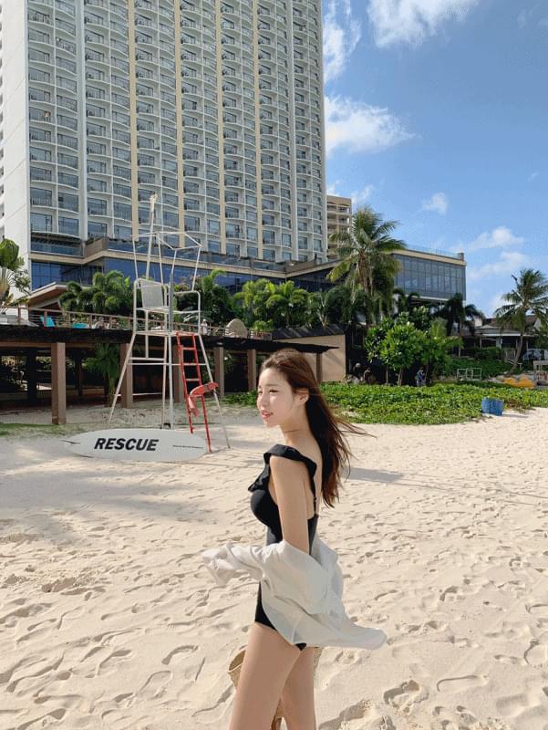 프론트 프릴 모노키니