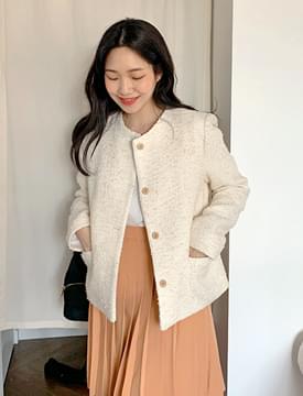 Better tweed round jacket_J 夾克外套