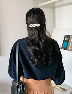 Twist hard hair pin_Y 配飾