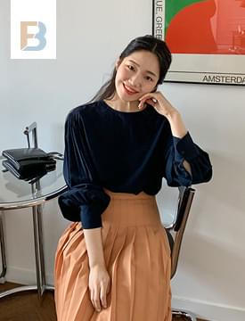 Delight silky shirring blouse 襯衫