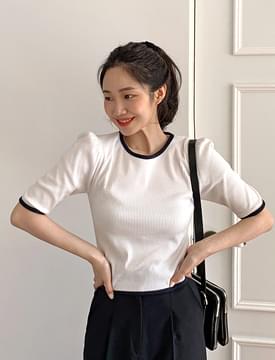 Slim golgi line T_U 短袖上衣