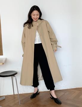 Snap belt boxy coat_C 大衣外套