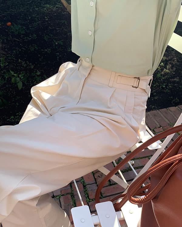 in bizzo wide cotton pants