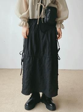 스트링 뮤이 롱스커트