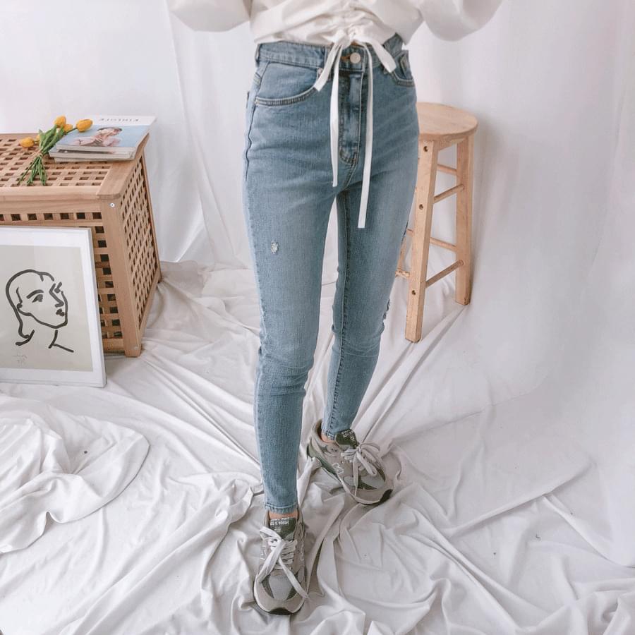 8055 Damage Skinny Jeans jeans