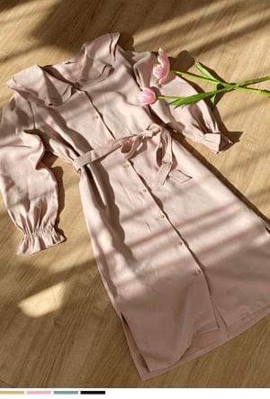 Sunday Morning Double Ruffle Dress