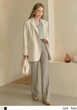 FRED STRAP BOXY FIT SINGLE JACKET