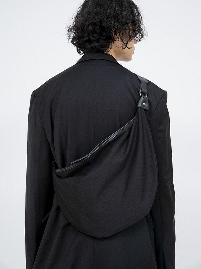 pouch set canvas shoulder bag