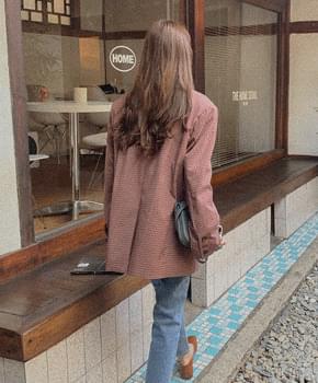 타이티 체크 자켓