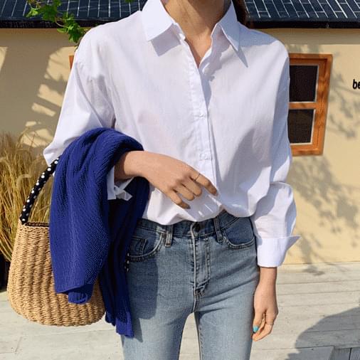 프로리 베이직 루즈핏 셔츠