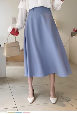 Sezelye flared long skirt