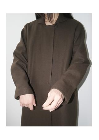 round collar maxi coat (2colors)