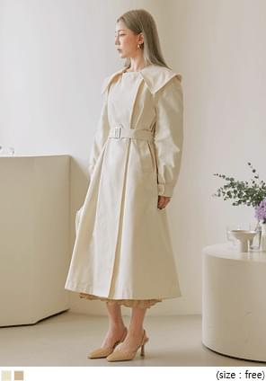 BERY SAILOR COLLAR TRENCH COAT