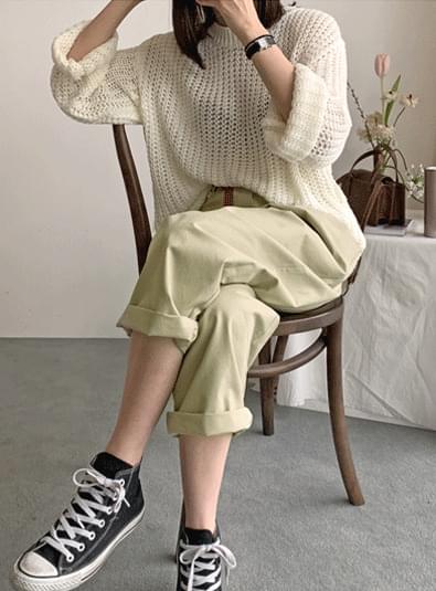 Loose weave knit ニット