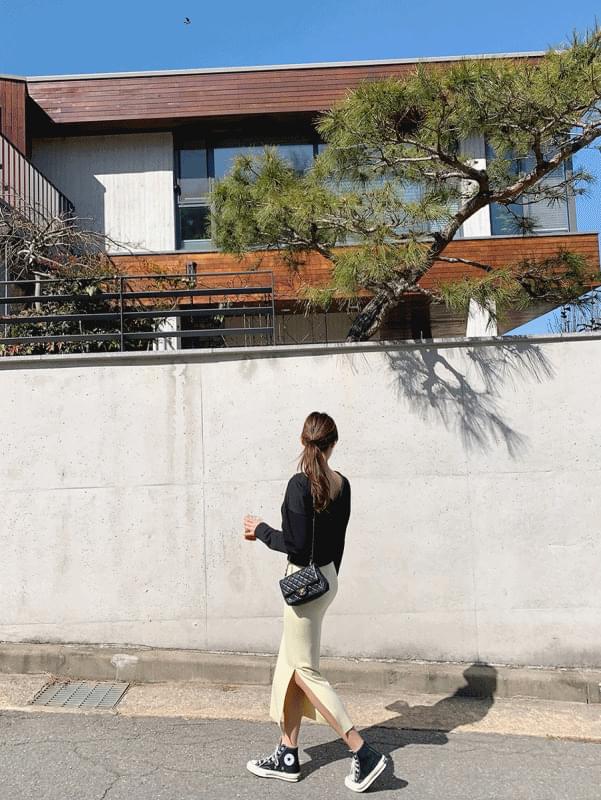 데일리 밴딩 스커트