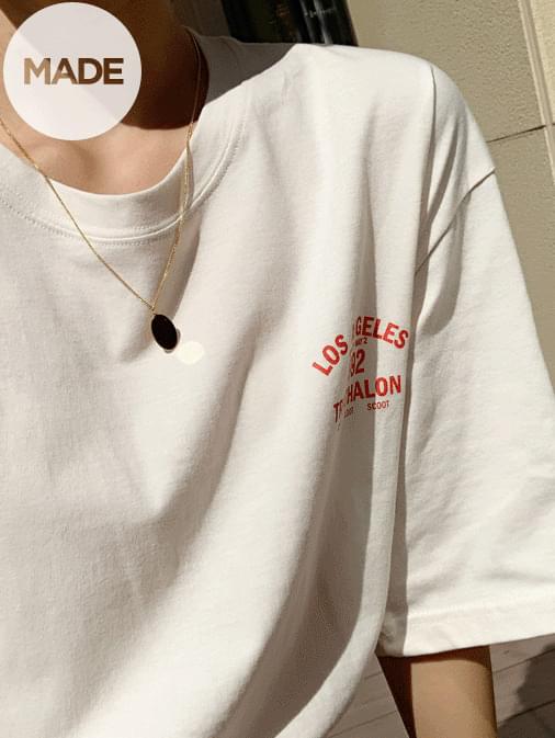 Los Angeles Nine Lettering T-Shirt