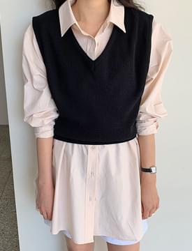 Glam V Neck Knit Best 針織衫