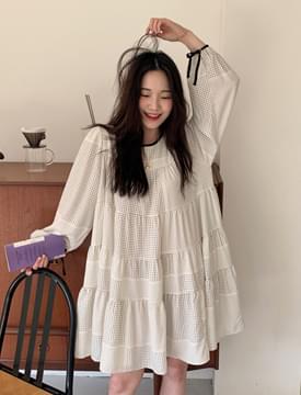 Dot Cancan Mini Dress 洋裝