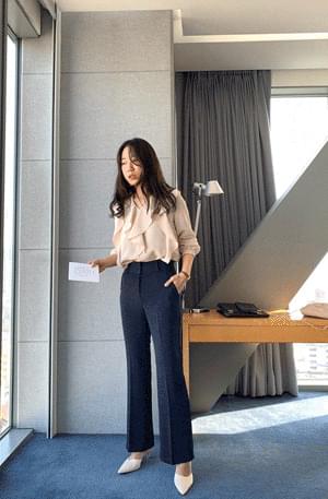 오피스 세미부츠컷 슬랙스