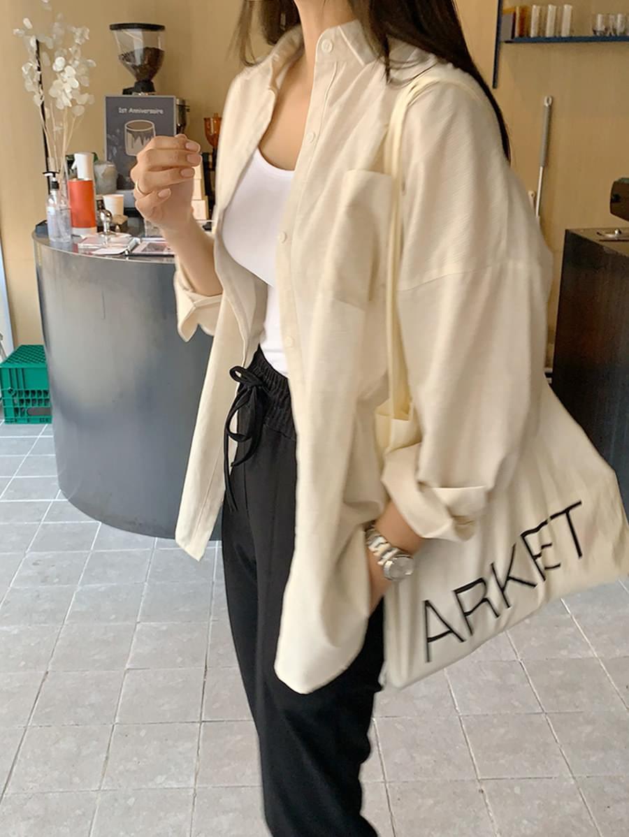 모닝 스트라이프 셔츠