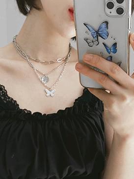 Twin Butterfly Necklace