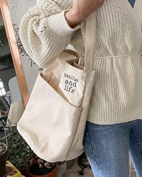 스마일 탄탄 에코백