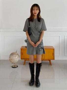 String Pure Mini Dress