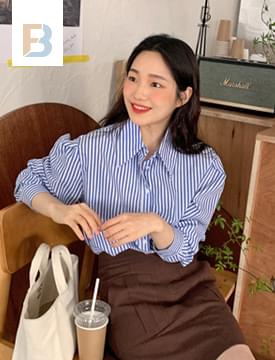 Lowell Stripe Pintuck Blouse 襯衫