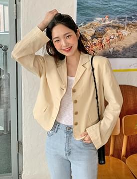 Ivy linen cropped jacket 夾克外套