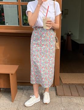 Belle Flower Long Skirt 裙子