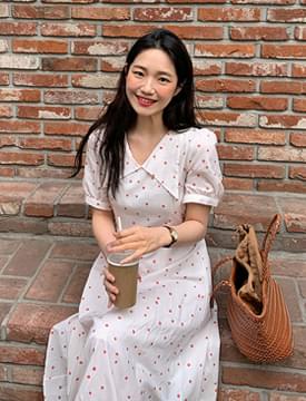 Coraflower Big Color Long Dress 洋裝