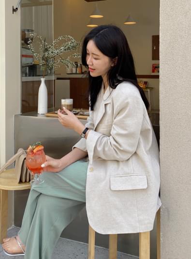 New bean linen jk 夾克外套