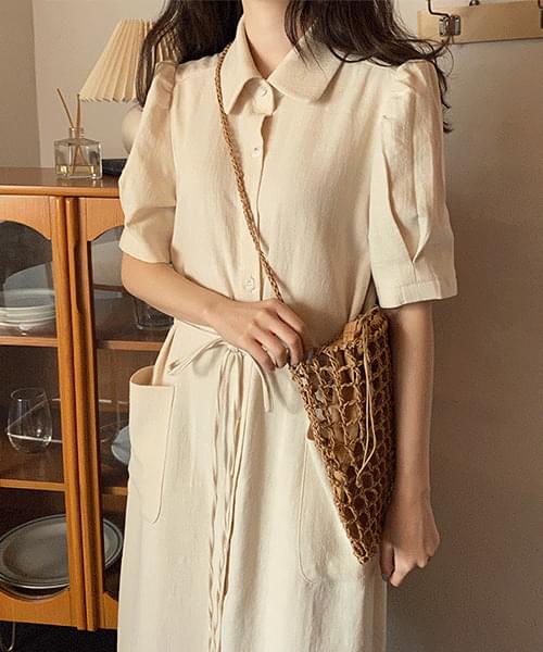 Garret linen dress