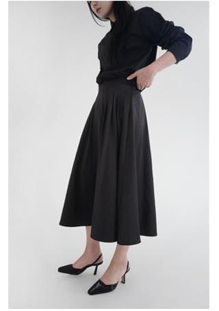 silence glossy skirt