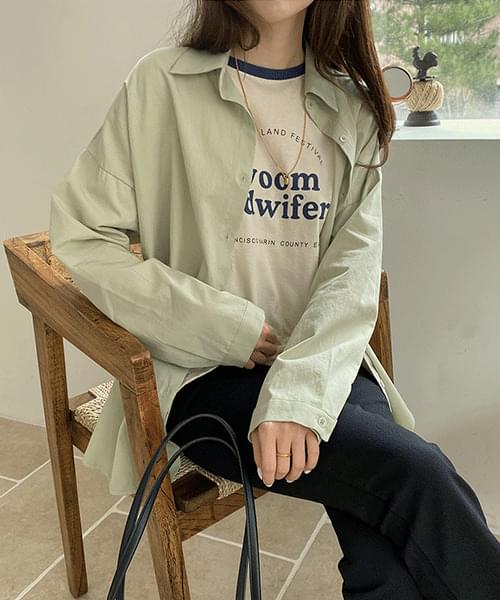 Color wrap shirt