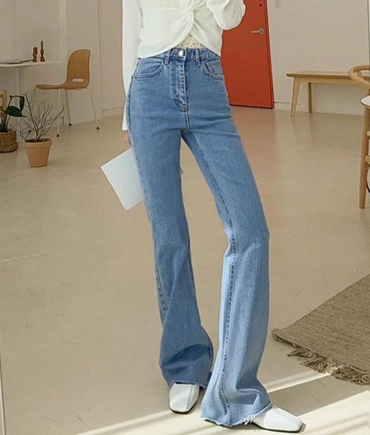 118 롱 하이 데님팬츠
