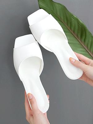 피레크 웨지 뮬 슬리퍼 8cm