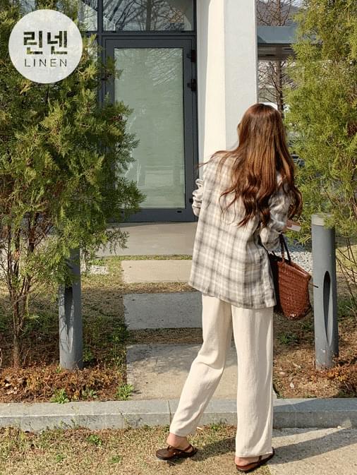 Of the Linen Wide Banding Long Pants パンツ