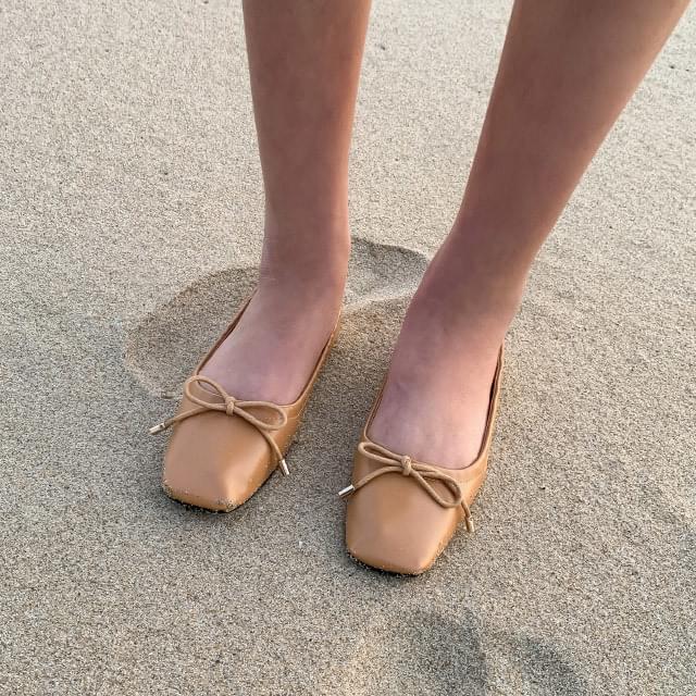 Daily ribbon flat shoes