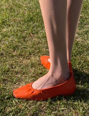 Soft Square Line Flat Shoes