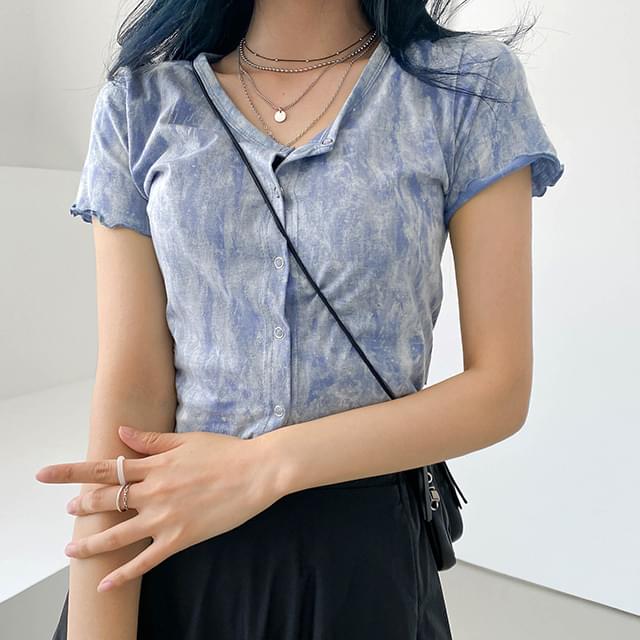 tie cropped cardigan