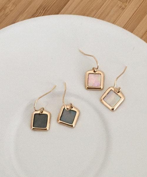 enamel earring