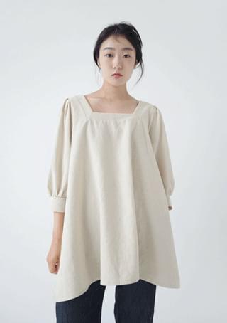 square-neck puff ops