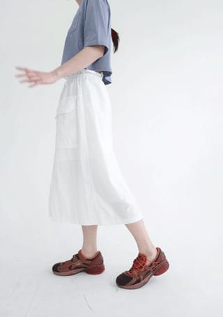 dry cotton pocket skirt