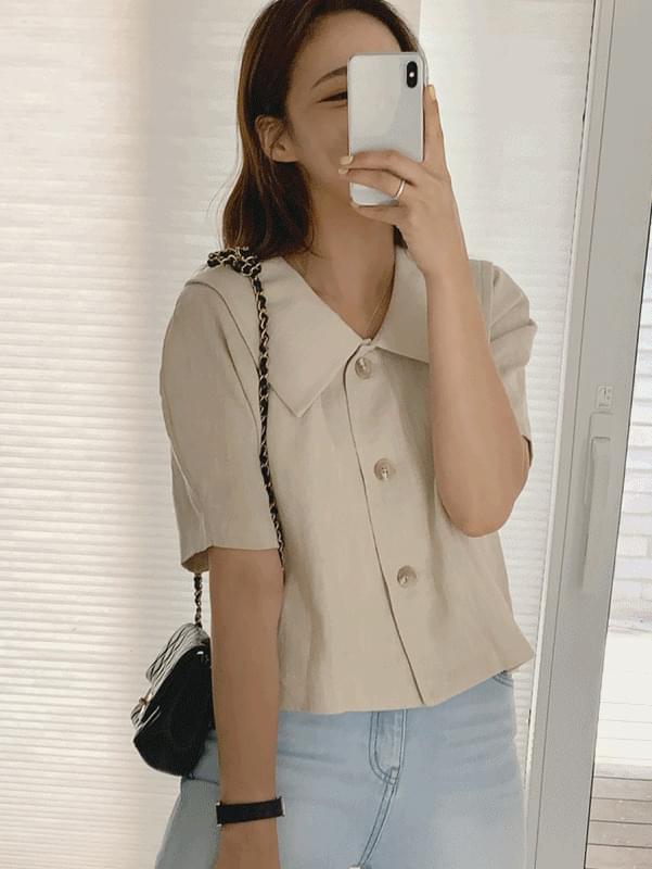 빅 카라 하프 자켓