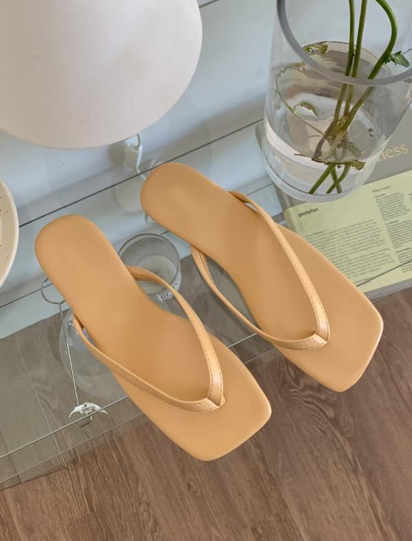 Square Shape Flip-flop Slippers 涼鞋