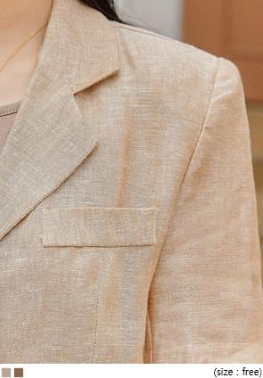 LAST LINEN SINGLE 1/2 JACKET