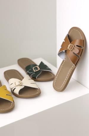 Slide flat slippers 涼鞋