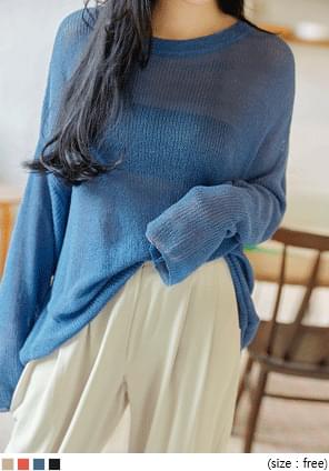 LANNI LOOSE SEETHROUGH KNIT