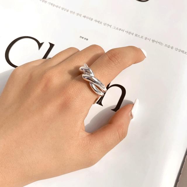 볼드꼬임 all silver925 반지